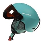 Casque de ski - leoclotho - mixte - ventilation ajustable - doublure en peluche - confort optimal