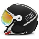 Casque de ski hmr h3 heritage line photo s1 - s4 homme bleu