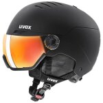 Casque de ski / snow uvex wanted visor black matt homme