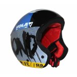 Casque de ski vola fis diamond shiny - noir / gris / bleu - 50