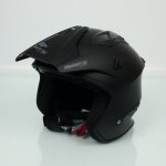 Casque swaps trooper s769 noir mat pour moto trial quad taille m 57 - 58cm neuf