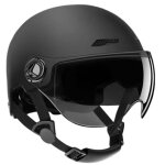 Casque trottinette electrique - marque - modle - noir - abs ponge - trottinette - adulte - homme