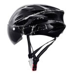 Casque vlo adulte femme homme avec visire casque pour vtt vlo trottinette lectrique avec tour de ...