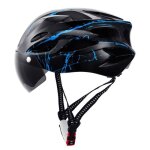 Casque vlo adulte femme homme avec visire casque pour vtt vlo trottinette lectrique avec tour de ...