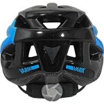 Casque velo adulte ges city varik bleu - noir taille 54 - 58 avec visiere et system fit lock (vendu en ...