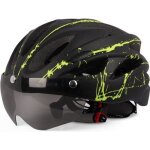 Casque de vlo - surenhap - lger - visire - rglable - 54 - 64 cm - vert noir