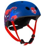 Casque de v�lo - disney - spider man - bleu - enfant - s�curis� et ajustable