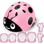 Casque de vélo pour enfants ajustable genouillères coudières protège - poignets pour velo skate protection ... Casque de vélo pour enfants ajustable genouillères coudières protège - poignets pour velo skate protection ...