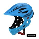 Casque de vlo pour enfants amovible intgral vtt - bleu et blanc - e200210515