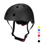 Casque de vlo pour enfants - ecelen - noir - coque abs et mousse eps - multisport - a partir de 3 ans ...