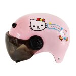 Casque de vélo enfant vitata rose et blanc - modèle quatre saisons - pour garçons et filles Casque de vélo enfant vitata rose et blanc - modèle quatre saisons - pour garçons et filles