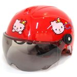 Casque de vlo enfant vivata rouge - scooteo - mixte - vlo loisir - enfant