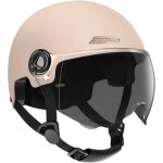 Casque de vlo pour hommes - haute protection - marque beige - visire lectrique - trottinette motos ...