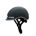 Casque de vlocasque de vlo et trottinette lectrique phare davertissement lumineux casquette de scurit[e83 ...