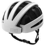 Casque de vlo pliable fend helmet one - blanc glossy - m / l (56 / 61 cm)