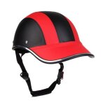 Casque de v�lo r�glable - black red[e] - anti uv - pour hommes et femmes