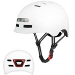 Casque de v�lo r�glablecasque pour trottinettecasque vtt pour hommes et femmes avec lumi�re ledcharge ...