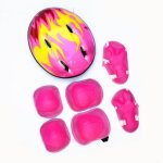 Casque de vlocasque de sport pour enfants de 3  10 ans casquette de scooter ensemble dquipement de ...