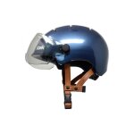 Casque v�lo kask casque visi�re 4 a�rations petrol blue m