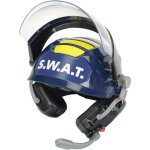 Casque s. w. a. t - klein - 8809 - visi�re escamotable �couteurs et micros factices - d�guisement policier ...