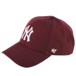 Casquette - 47 brand - new york yankees - mvp - unisexe - bordeaux - sportswear