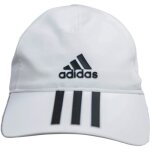 Casquette - adidas - aeroready 3 stripes - protection uv 50 - blanc - homme