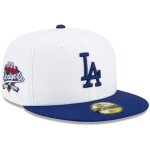 Casquette ajuste new era 59fifty - la dodgers - 100me anniversaire - blanc - homme