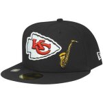 Casquette ajuste - new era - 59fifty - nfl city kansas city chiefs - noir - sportswear - homme