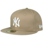 Casquette ajuste - new era - 59fifty - new york yankees - khaki - 100% coton - homme