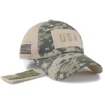 Casquette de baseball camouflage homme insfity - a4 - vert - coton - printemps / �t� - sportswear