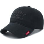 Casquette de baseball homme de sport classique r�glable - noir - insfity - coton