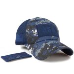 Casquette de baseball insfity - camouflage homme r�glable - bleu