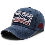 Casquette de baseball en jean broderie fashion r�glables pour homme / femme