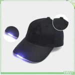 Chapeau led - v geby - casquette de baseball - 5 lumières - interrupteur facile - compartiment à piles ... Chapeau led - v geby - casquette de baseball - 5 lumières - interrupteur facile - compartiment à piles ...