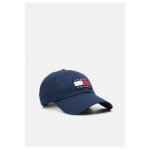 Casquette baseball logo patch� - tommy jeans - homme - blanc - 100% coton bio - printemps / �t�