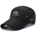 Casquette baseball de sport exterieur en maille respirant r�glables - insfity - noir