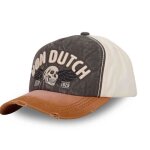 Casquette baseball xavier vintage - von dutch - gris - coton - sportswear