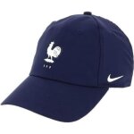 Casquette - nike - equipe de france - bleu - visi�re incurv�e - taille unique ajustable