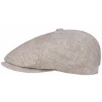 Casquette brooklin queens lin chevron beige stetson - t - chic - mixte