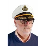 Casquette capitaine luxe - ptit clown - blanc - adulte - extrieur