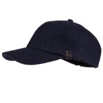 Casquette chaude - isotoner - marine chevrons - taille unique - doubl�e tissu - hiver