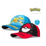 Casquette enfant pokemon electric 54 cm * ( * couleur variable bleu ou rouge )