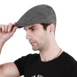 Casquette hommeberet homme vintage reglable gatsby pour hommecasquette beret plate homme 55 - 60cm - ...