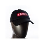 Casquette levis homme front logo noir synthétique Casquette levis homme front logo noir synthétique
