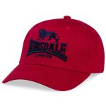 Casquette lonsdale salford - dark red / dark navy - tu