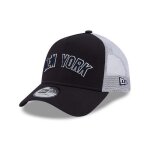 Casquette - new era - new york yankees - trucker - bleu marine - noir - mixte