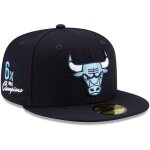Casquette - new era - 59fifty lifestyle - chicago bulls - 100% laine - marine