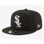 Casquette - new era - chicago white sox - 59fifty - noir - taille 6 7 / 8 (549cm)