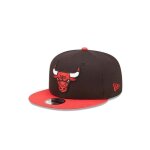 Casquette - new era - team patch 9 fifty chibul - rouge et noir - visi�re plate - coton