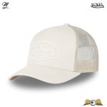 Casquette trucker california classique unie - von dutch - lofb - blanc / beige - printemps / �t�